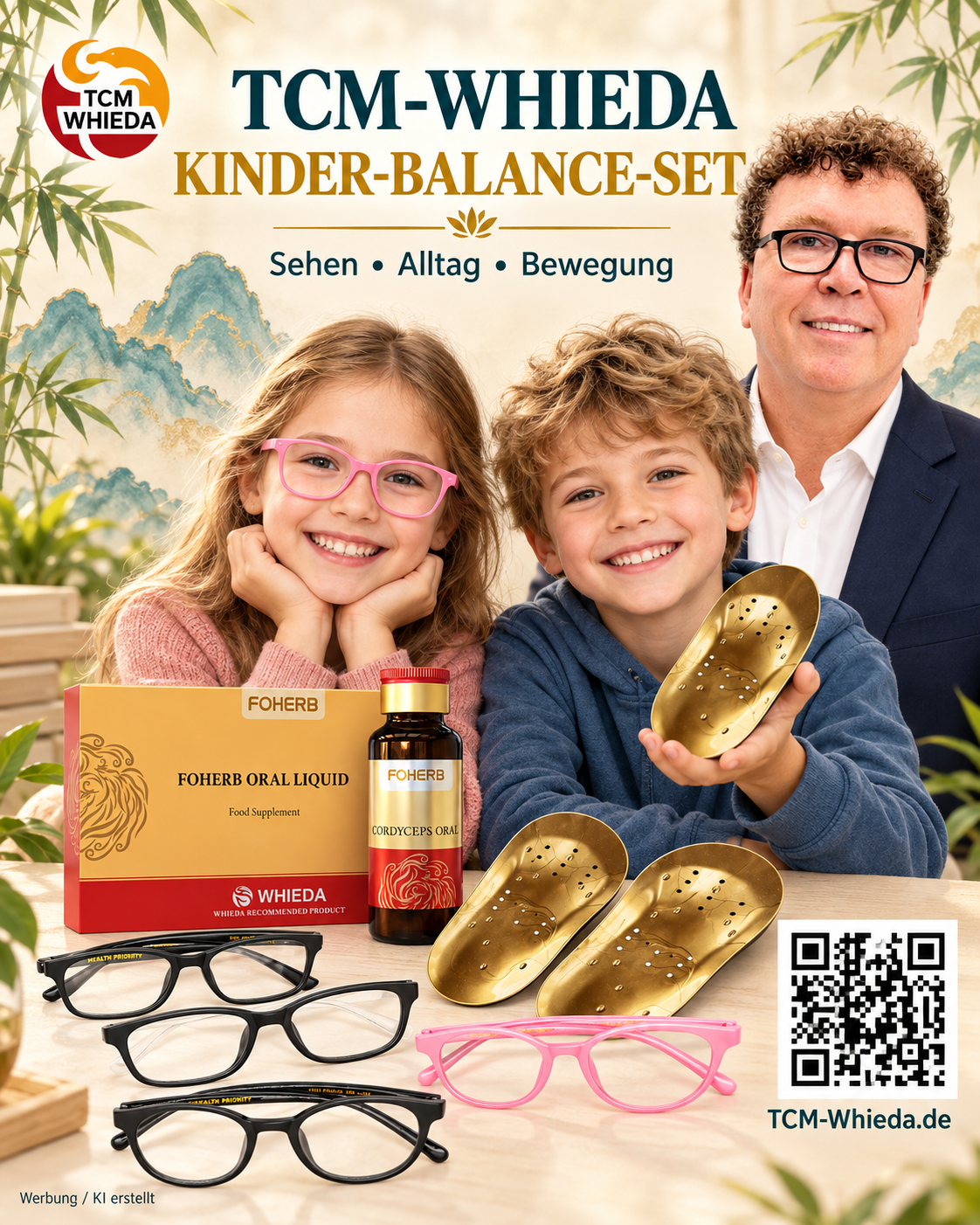 TCM‑WHIEDA Kinder‑Balance‑Set